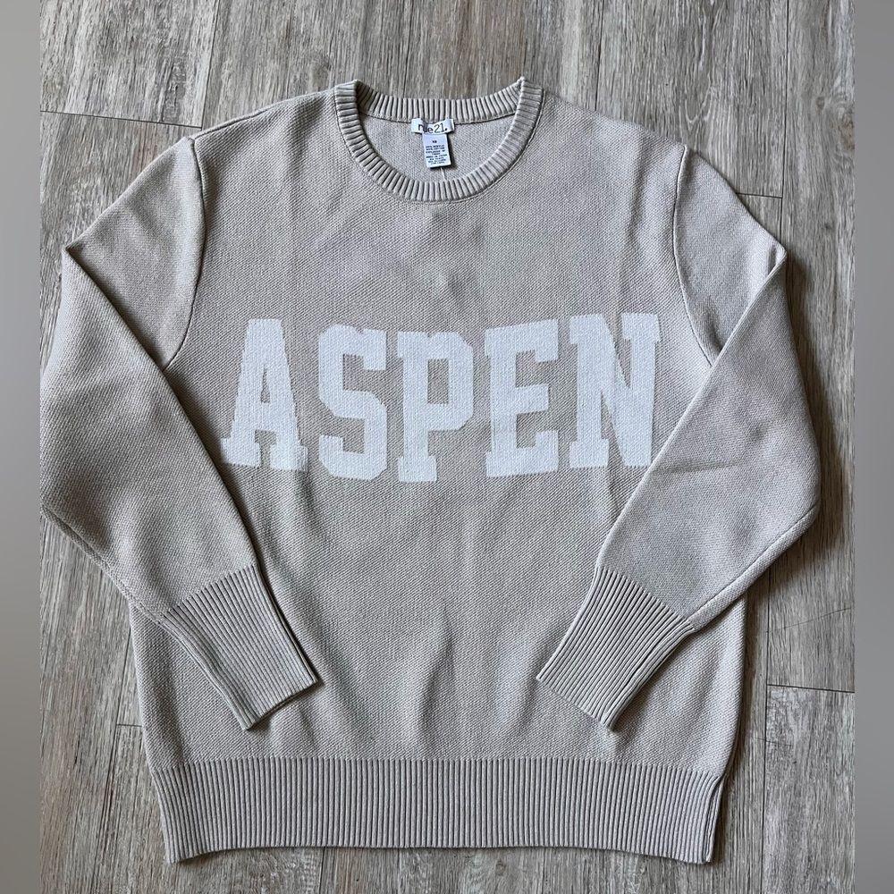 RUE21 Women's Aspen Front Graphic Cotton Oversized Sweatshirt XS